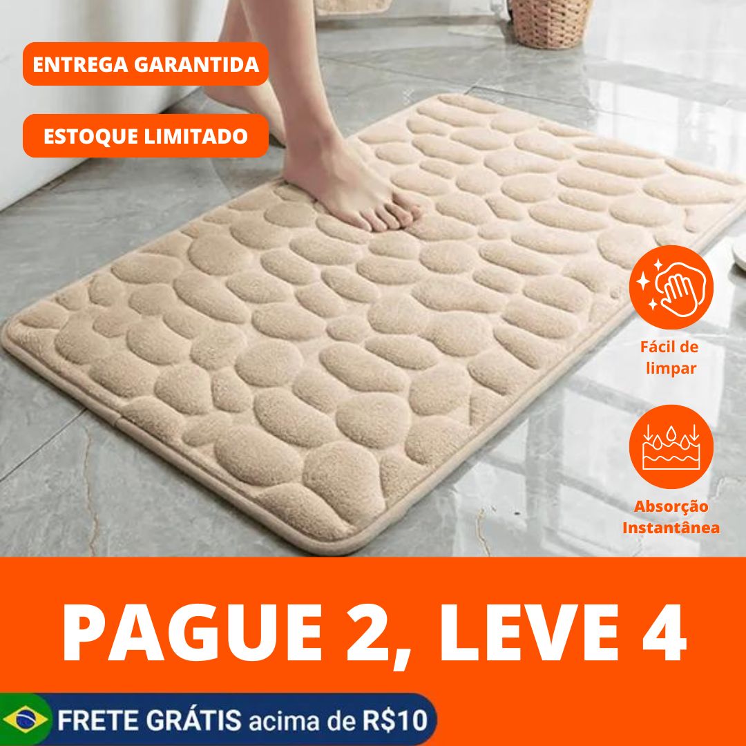 [PAGUE 2, LEVE 4] Tapete Antiderrapante para Banheiro